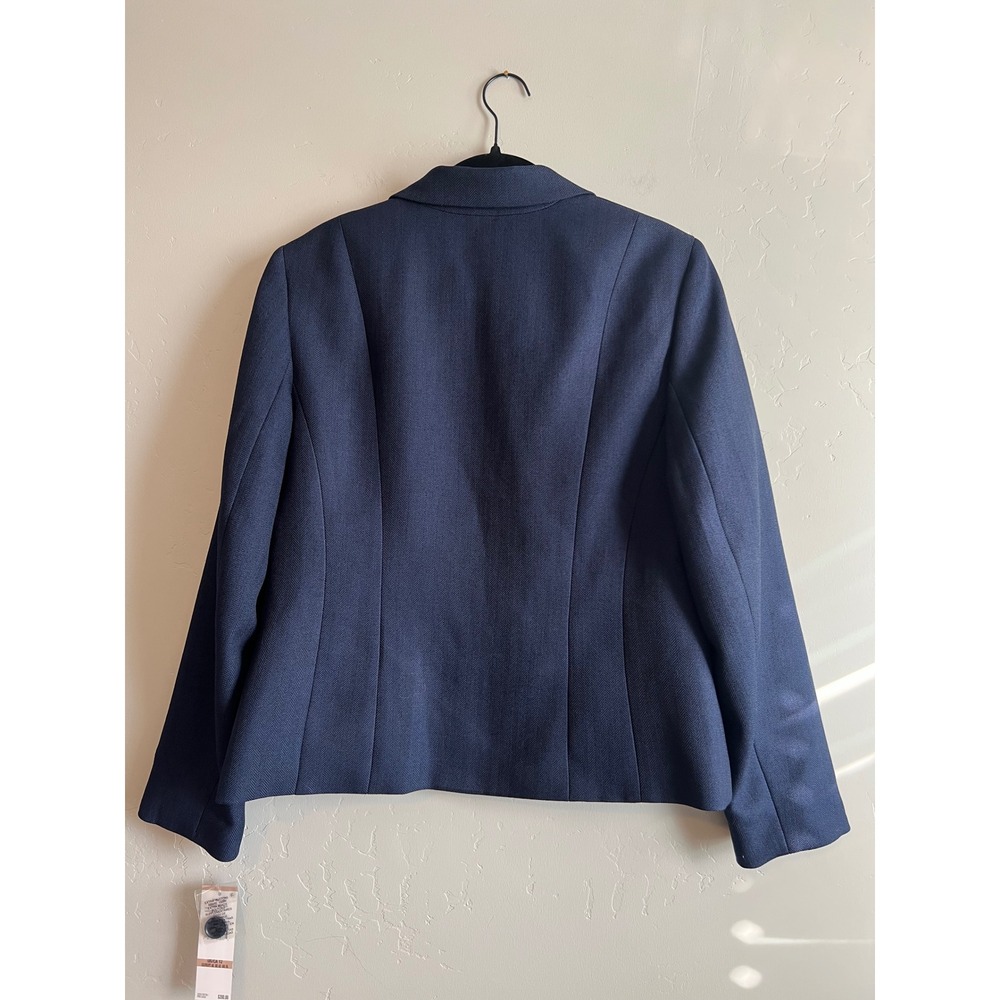 NWT Le Suit Classic Navy Blazer - Picture 3 of 8